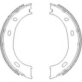 Колодки ручника