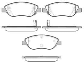 Гальмівні колодки Гальмівні колодки
