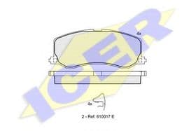 Гальмівні колодки Гальмівні колодки