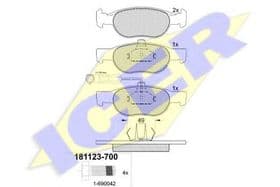 Гальмівні колодки Гальмівні колодки