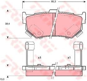 Гальмівні колодки Гальмівні колодки