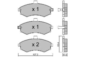 Гальмівні колодки Гальмівні колодки