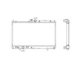 Радіатор охолодження двигуна Радіатор охолодження двигуна