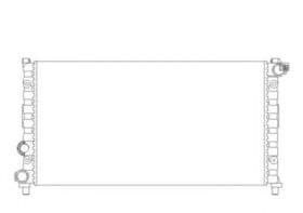 Радіатор охолодження двигуна Радіатор охолодження двигуна
