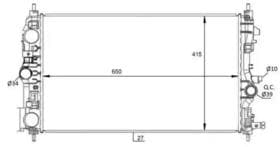 Радиатор охлаждения двигателя Радиатор охлаждения двигателя