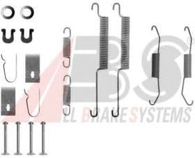 Монтажный комплект барабанных тормозных колодок Монтажный комплект барабанных тормозных колодок