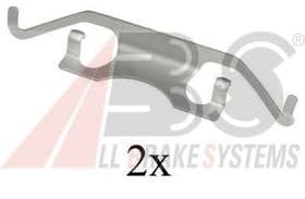 Комплектующие дисковых тормозных колодок Комплектующие дисковых тормозных колодок