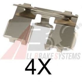 Компоненти дискових гальмівних колодок Компоненти дискових гальмівних колодок