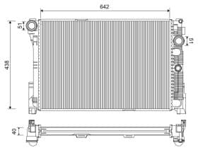 Радиатор охлаждения двигателя Радиатор охлаждения двигателя