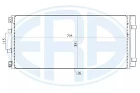Радіатор кондиціонера Радіатор кондиціонера