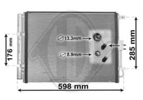 Радиатор кондиционера Радиатор кондиционера