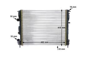 Радіатор охолодження двигуна Радіатор охолодження двигуна
