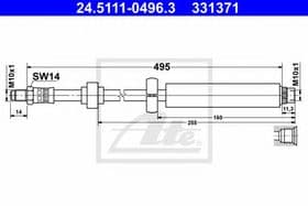 Гальмівний шланг Гальмівний шланг