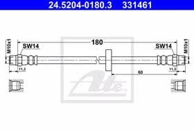 Тормозной шланг Тормозной шланг