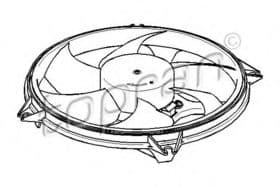 Вентилятор системы охлаждения двигателя Вентилятор системы охлаждения двигателя