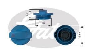 Кришка бачка охолоджувальної рідини Кришка бачка охолоджувальної рідини