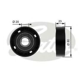 Обвідний ролик поліклинового ременя Обвідний ролик поліклинового ременя