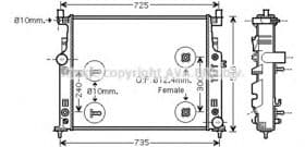 Радиатор охлаждения двигателя Радиатор охлаждения двигателя