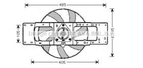 Вентилятор системи охолодження двигуна Вентилятор системи охолодження двигуна