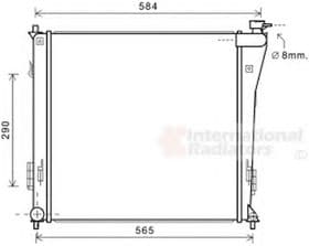 Радиатор охлаждения двигателя Радиатор охлаждения двигателя