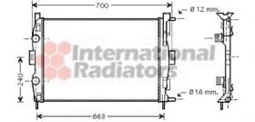 Радіатор охолодження двигуна Радіатор охолодження двигуна