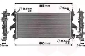 Радиатор охлаждения двигателя Радиатор охлаждения двигателя
