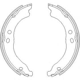 Колодки ручника