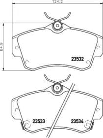 Гальмівні колодки Гальмівні колодки