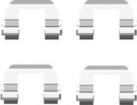 Компоненти дискових гальмівних колодок Компоненти дискових гальмівних колодок