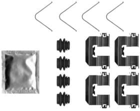 Компоненти дискових гальмівних колодок Компоненти дискових гальмівних колодок