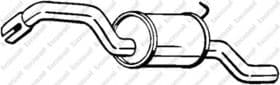 Глушник вихлопних газів кінцевий Глушник вихлопних газів кінцевий