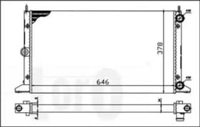 Радиатор охлаждения двигателя Радиатор охлаждения двигателя