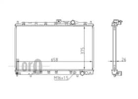Радиатор охлаждения двигателя Радиатор охлаждения двигателя