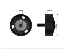 Обводной ролик поликлинового ремня Обводной ролик поликлинового ремня