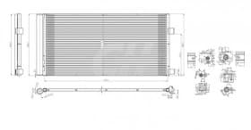 Радиатор кондиционера Радиатор кондиционера