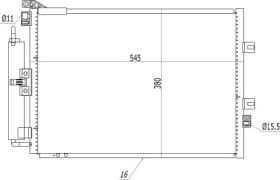 Радиатор кондиционера Радиатор кондиционера