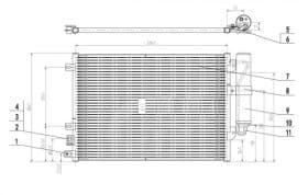 Радиатор кондиционера Радиатор кондиционера