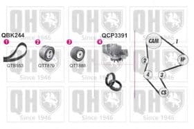 Комплект ременя ГРМ + помпа Комплект ременя ГРМ + помпа
