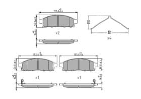 Гальмівні колодки Гальмівні колодки