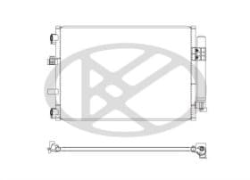 Радиатор кондиционера Радиатор кондиционера