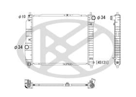 Радиатор охлаждения двигателя Радиатор охлаждения двигателя