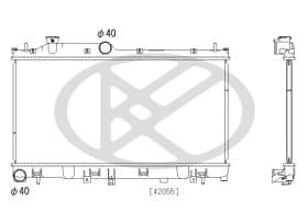 Радиатор охлаждения двигателя Радиатор охлаждения двигателя