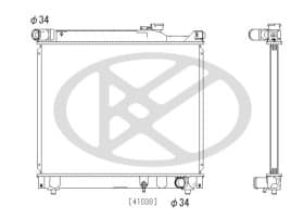 Радиатор охлаждения двигателя Радиатор охлаждения двигателя