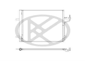 Радиатор кондиционера Радиатор кондиционера