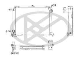 Радиатор охлаждения двигателя Радиатор охлаждения двигателя