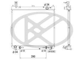 Радиатор охлаждения двигателя Радиатор охлаждения двигателя