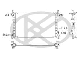 Радиатор охлаждения двигателя Радиатор охлаждения двигателя