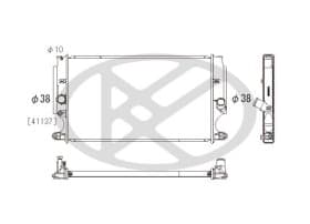 Радиатор охлаждения двигателя Радиатор охлаждения двигателя