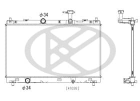 Радиатор охлаждения двигателя Радиатор охлаждения двигателя