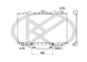 Радіатор охолодження двигуна Радіатор охолодження двигуна